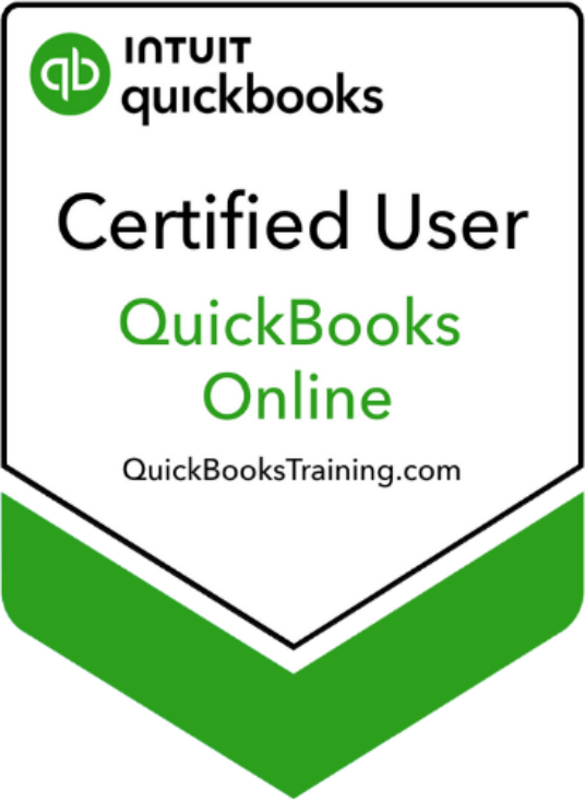 Intuit QuickBooks Certified User – QuickBooks Online badge